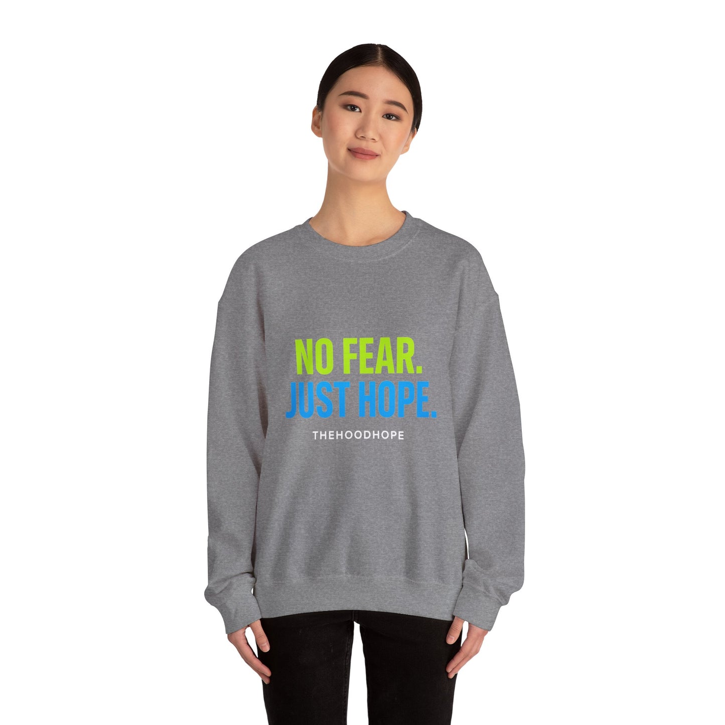 Inspirational Crewneck Sweatshirt | Unisex Hope & Positivity | Gift for Friends, Motivational Apparel, Cozy Sweatshirt