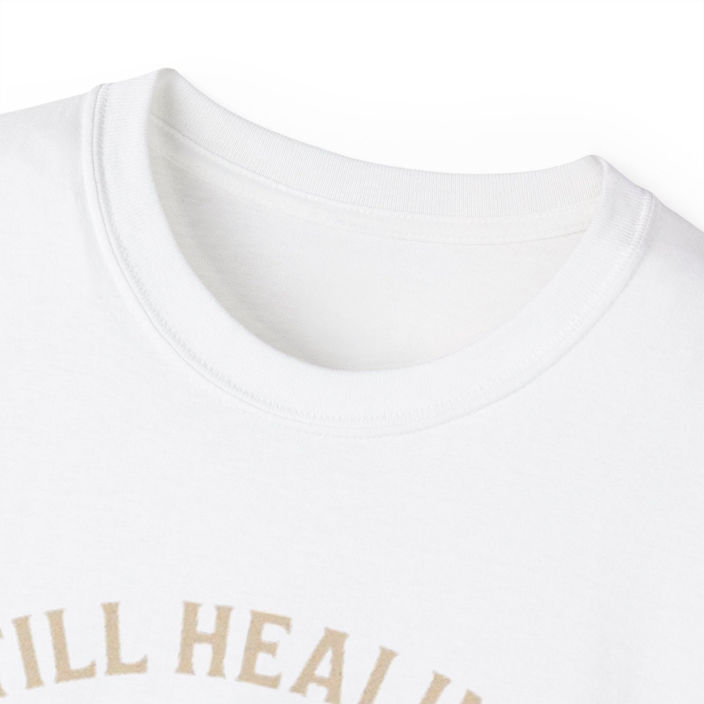 Healing Message Tee: Still Healing, Still Hood, Trauma-Inspired Cotton Shirt, Motivational T-Shirt, Self-Care Apparel