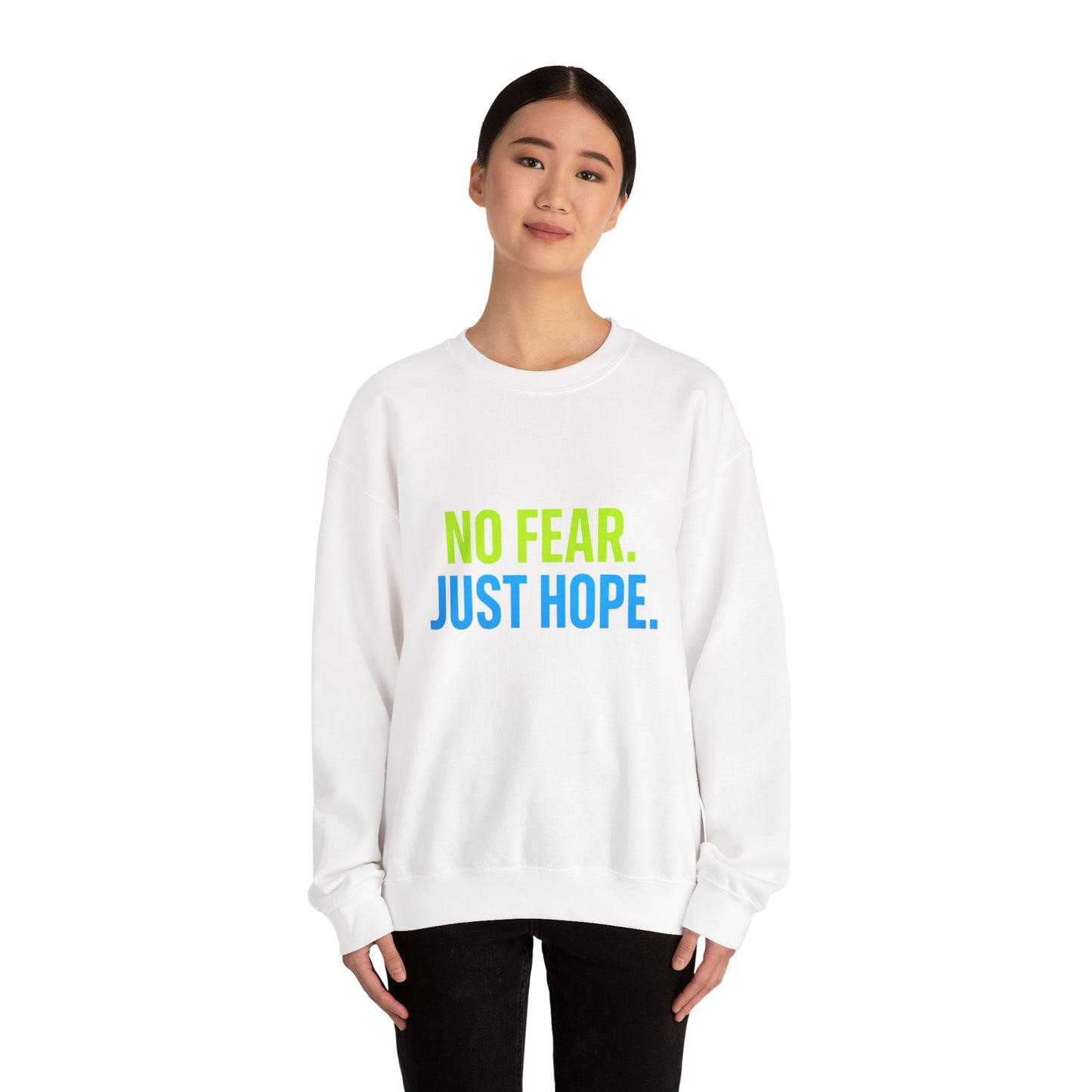 Inspirational Crewneck Sweatshirt | Unisex Hope & Positivity | Gift for Friends, Motivational Apparel, Cozy Sweatshirt