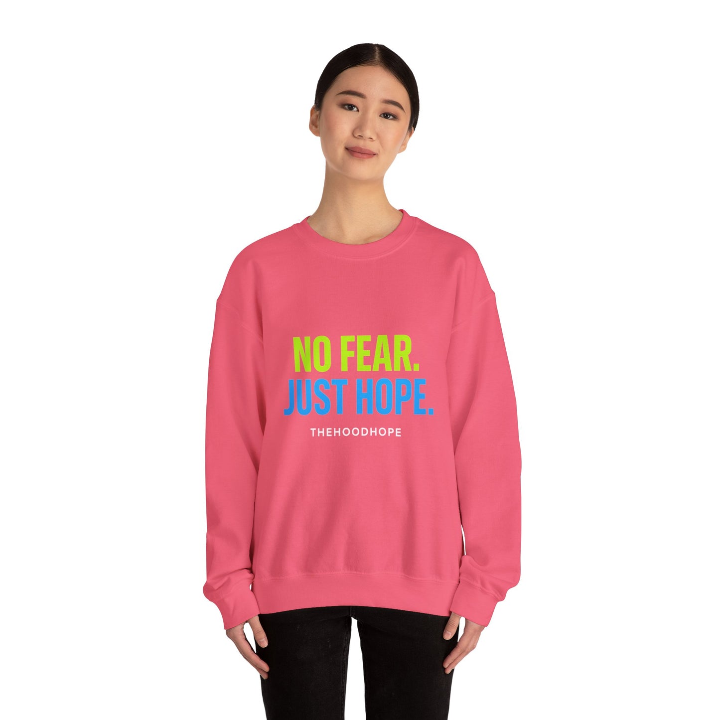 Inspirational Crewneck Sweatshirt | Unisex Hope & Positivity | Gift for Friends, Motivational Apparel, Cozy Sweatshirt