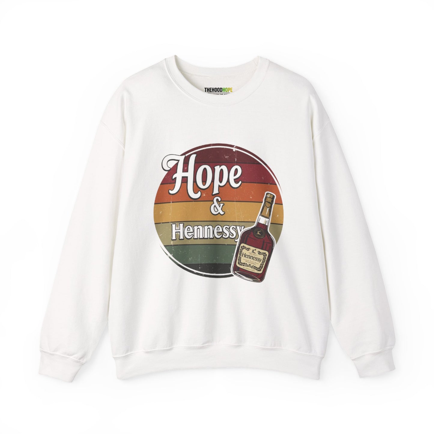 Hope & Hennessy Crewneck Sweatshirt, Unisex Sweatshirt, Vintage Style Apparel, Comfortable Casual Wear, Gift Idea for Friends
