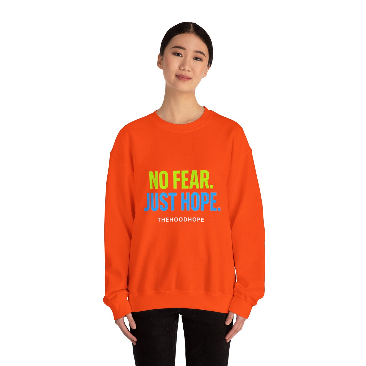 Inspirational Crewneck Sweatshirt | Unisex Hope & Positivity | Gift for Friends, Motivational Apparel, Cozy Sweatshirt