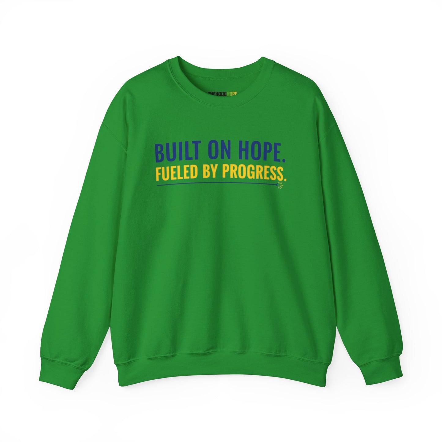 Hope & Progress Crewneck Sweatshirt, Inspirational Apparel, Cozy Layer, Gifts for Friends, Motivational Sweatshirt