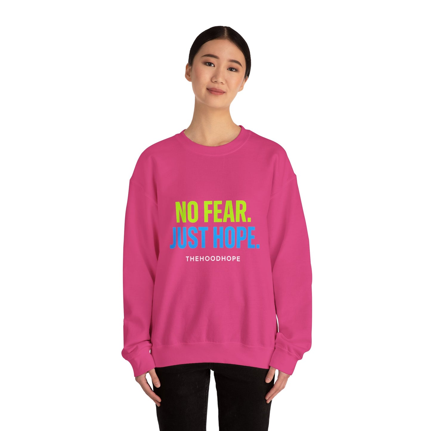 Inspirational Crewneck Sweatshirt | Unisex Hope & Positivity | Gift for Friends, Motivational Apparel, Cozy Sweatshirt