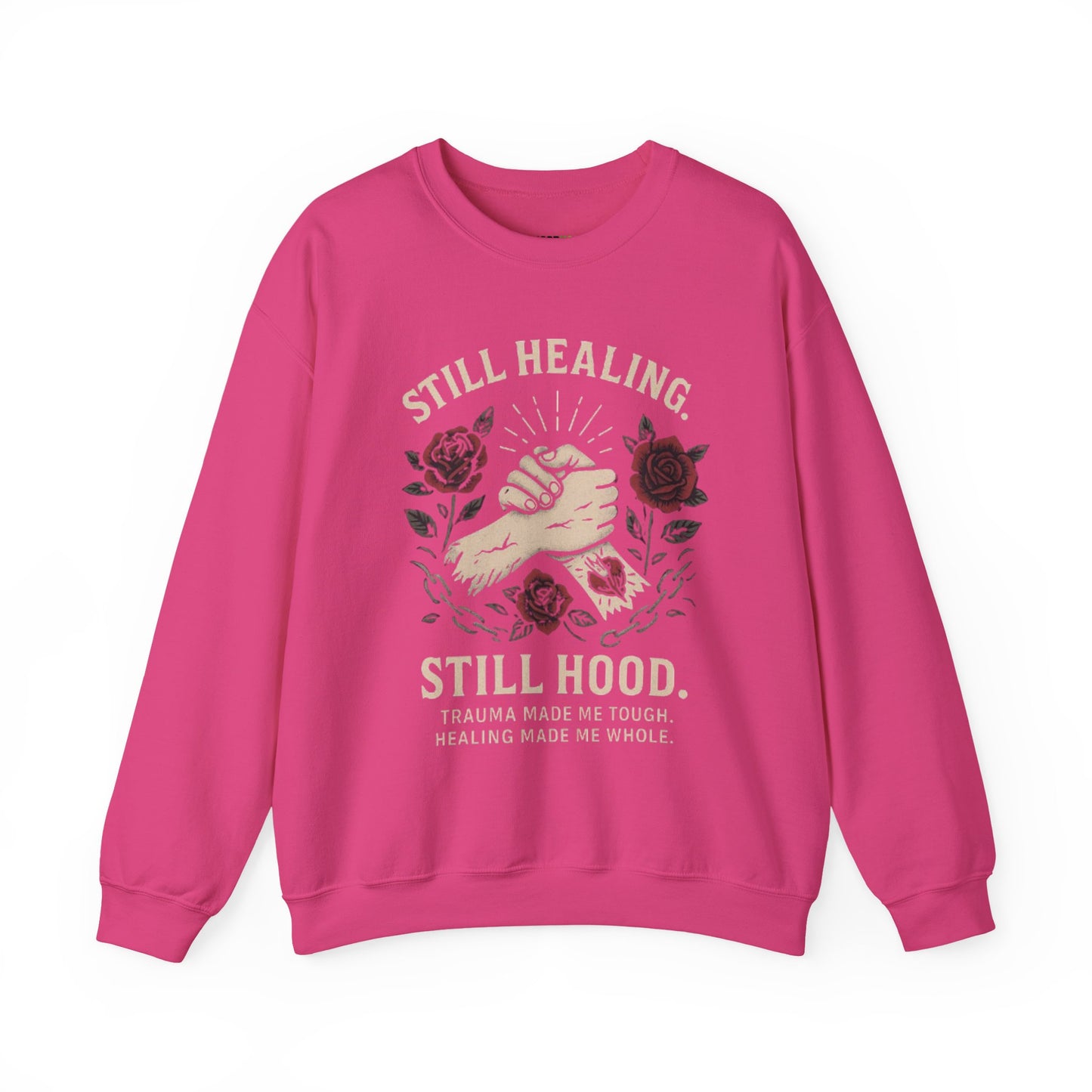 Empowering Healing Sweatshirt, Unisex Crewneck, Gifts for Mental Health Awareness, Comfort Apparel, Inspirational Fashion