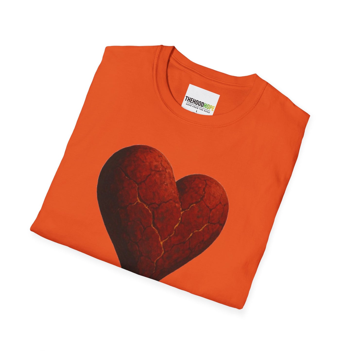 Cracked, Not Crushed Unisex T-Shirt | Inspirational Tee | Heart Design | Gift for Friends | Motivational Clothing