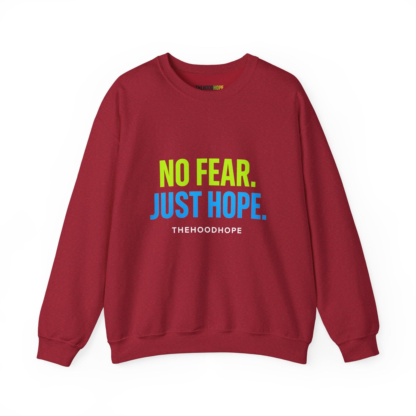 Inspirational Crewneck Sweatshirt | Unisex Hope & Positivity | Gift for Friends, Motivational Apparel, Cozy Sweatshirt