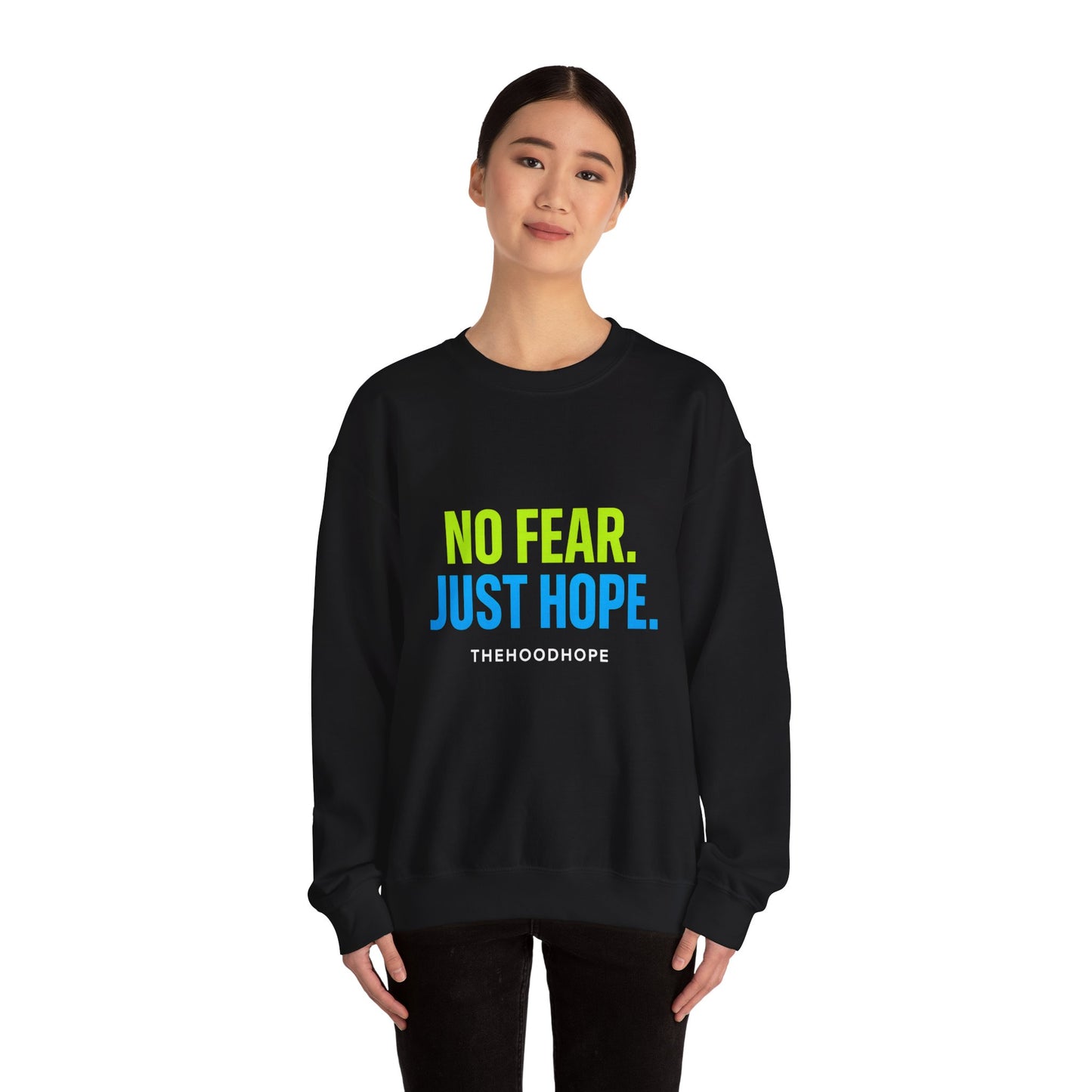Inspirational Crewneck Sweatshirt | Unisex Hope & Positivity | Gift for Friends, Motivational Apparel, Cozy Sweatshirt