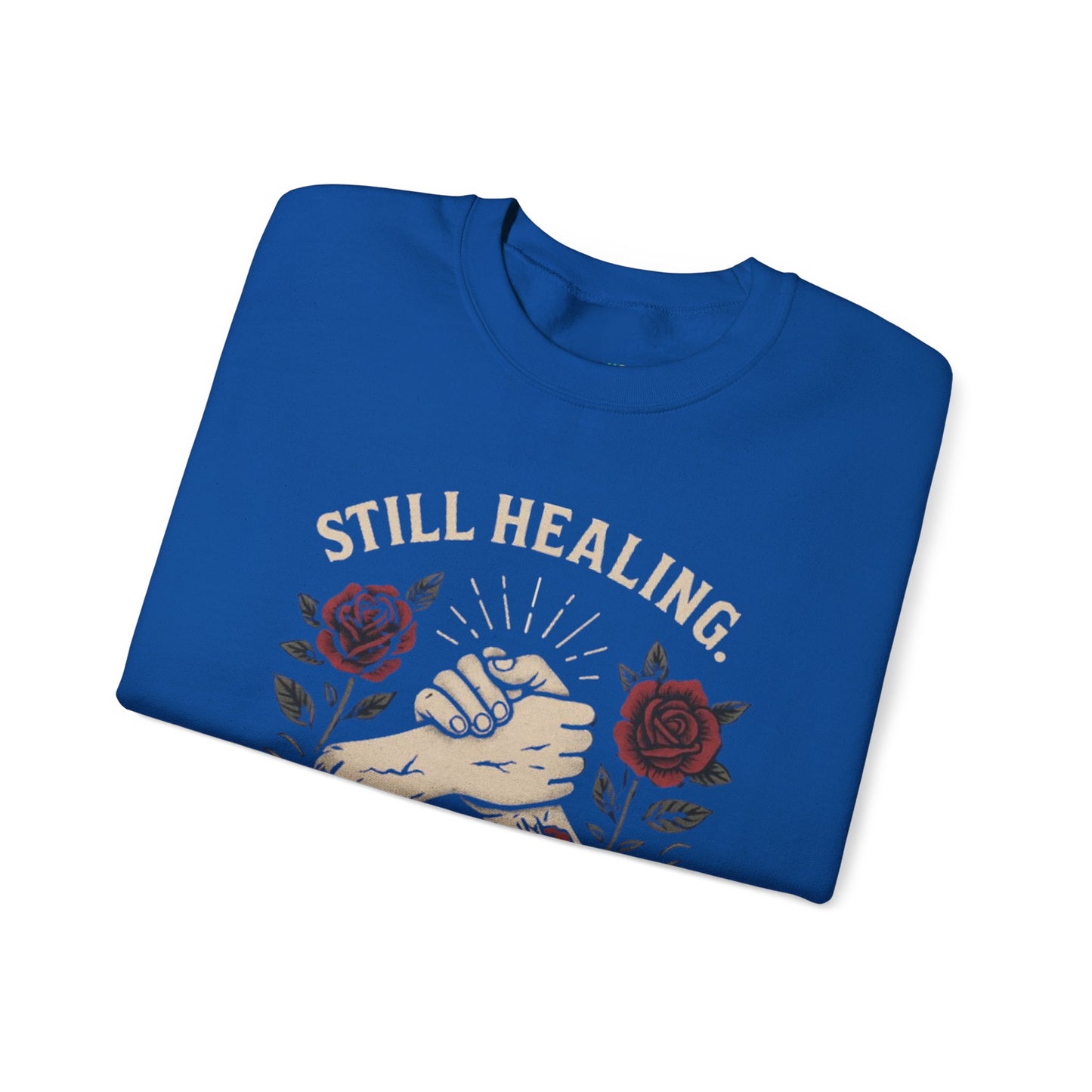 Empowering Healing Sweatshirt, Unisex Crewneck, Gifts for Mental Health Awareness, Comfort Apparel, Inspirational Fashion