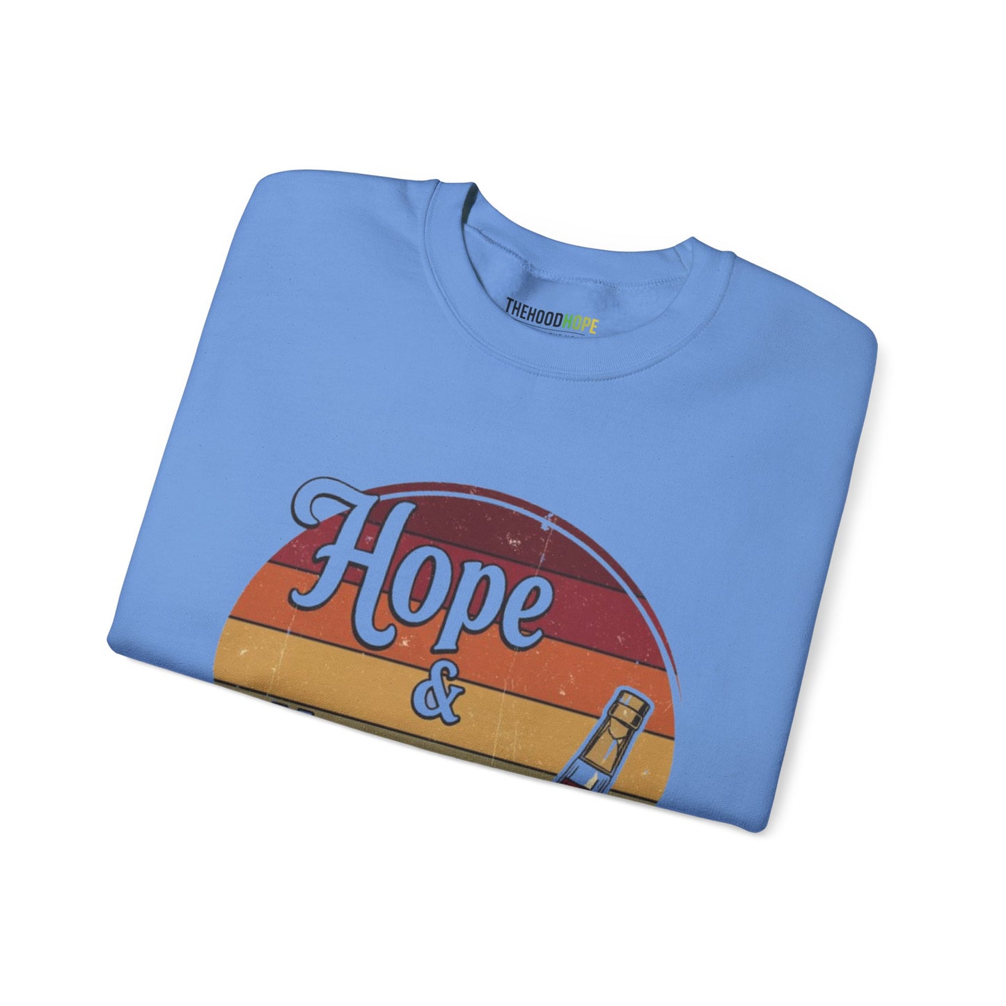 Hope & Hennessy Crewneck Sweatshirt, Unisex Sweatshirt, Vintage Style Apparel, Comfortable Casual Wear, Gift Idea for Friends