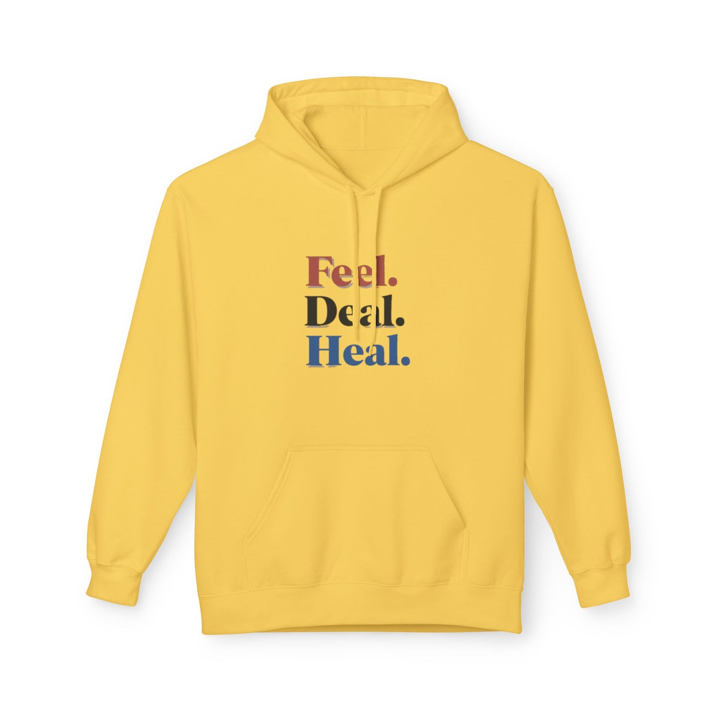 Unisex Motivational Hoodie | Feel. Deal. Heal. | Softstyle Fleece | Inspirational Gift | Comfortable Casual Wear | Cozy Sweatshirt for [...]