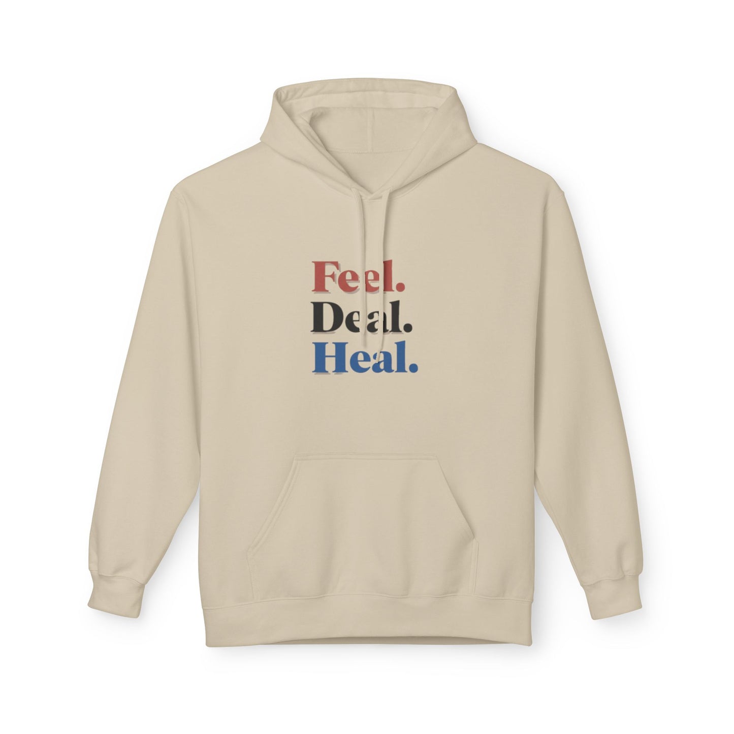 Unisex Motivational Hoodie | Feel. Deal. Heal. | Softstyle Fleece | Inspirational Gift | Comfortable Casual Wear | Cozy Sweatshirt for [...]