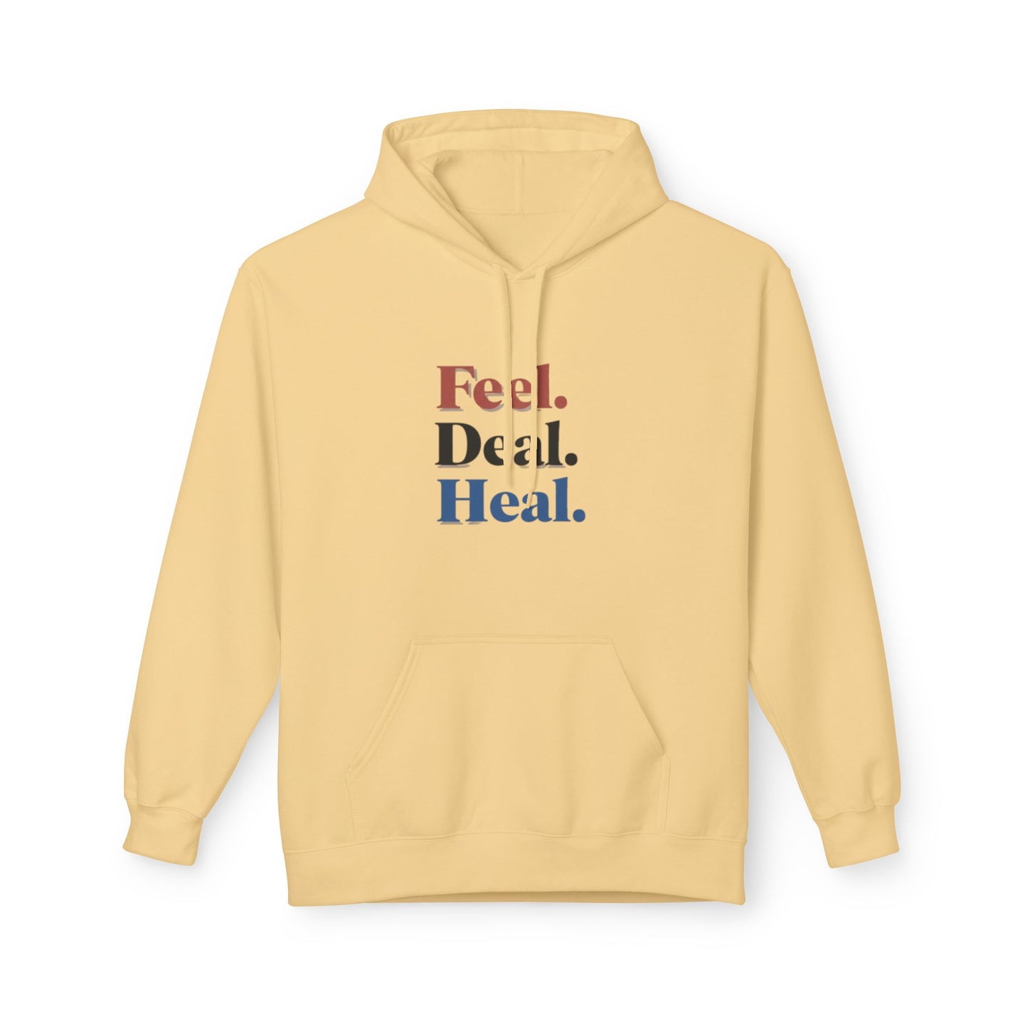 Unisex Motivational Hoodie | Feel. Deal. Heal. | Softstyle Fleece | Inspirational Gift | Comfortable Casual Wear | Cozy Sweatshirt for [...]