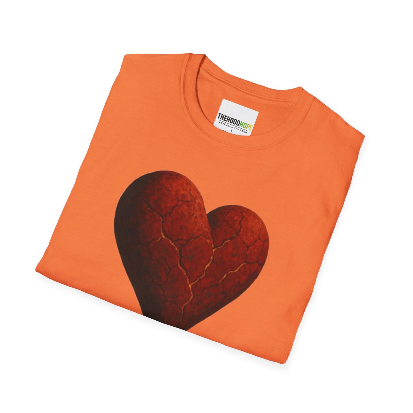 Cracked, Not Crushed Unisex T-Shirt | Inspirational Tee | Heart Design | Gift for Friends | Motivational Clothing