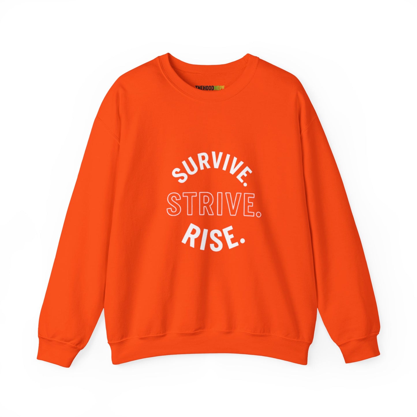 Empowerment Crewneck Sweatshirt: Survive, Strive, Rise - Motivational Apparel, Unisex Sweatshirt, Cozy Gift, Inspirational Fashion, [...]