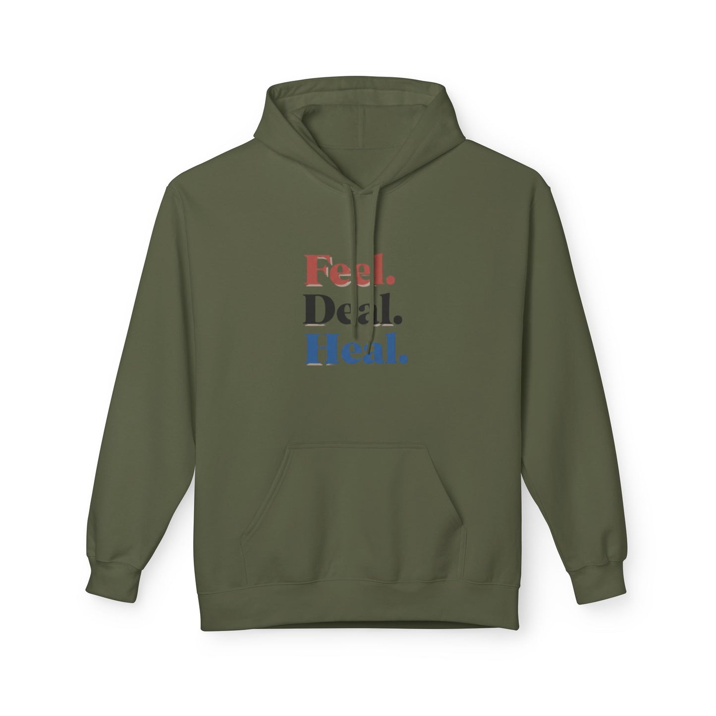 Unisex Motivational Hoodie | Feel. Deal. Heal. | Softstyle Fleece | Inspirational Gift | Comfortable Casual Wear | Cozy Sweatshirt for [...]