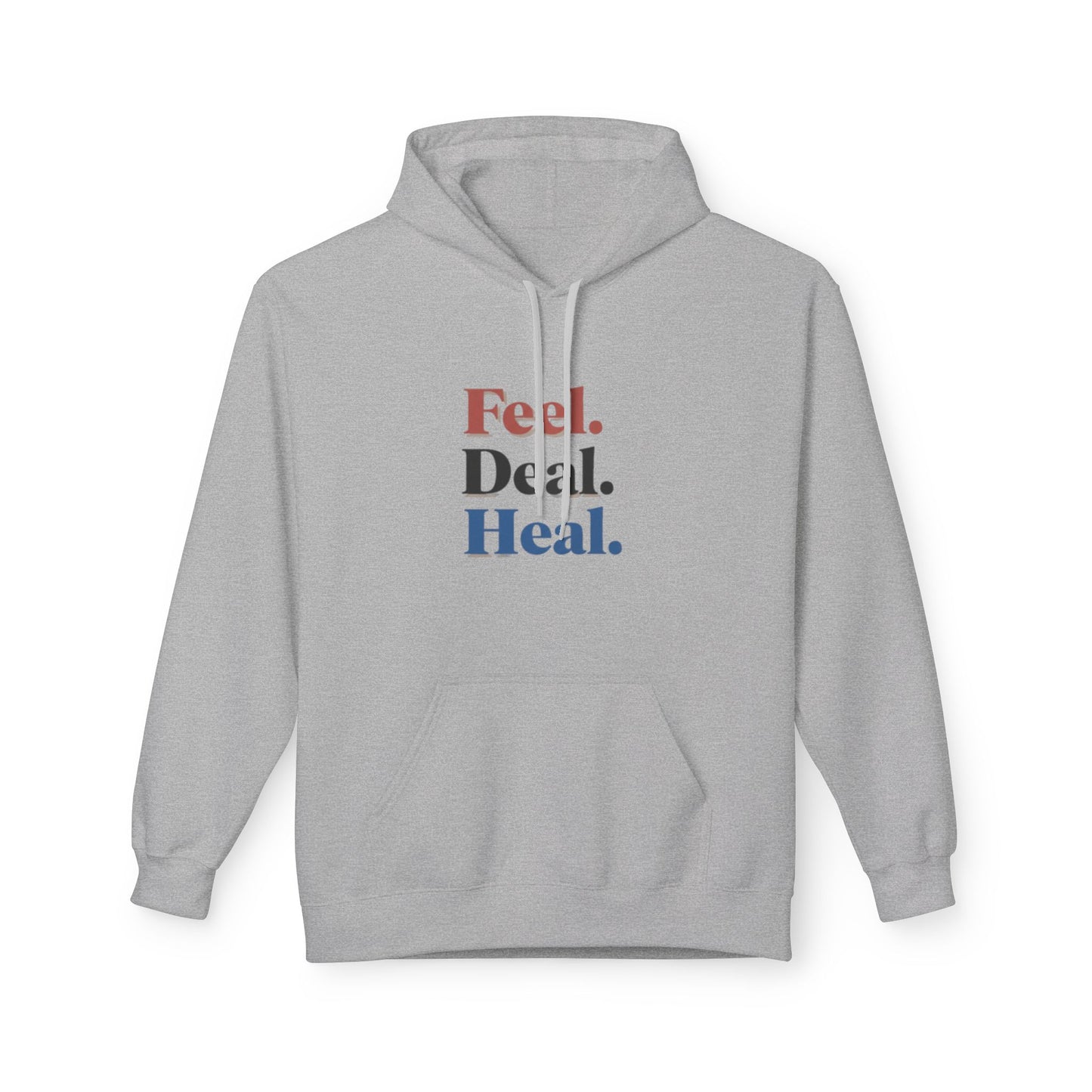 Unisex Motivational Hoodie | Feel. Deal. Heal. | Softstyle Fleece | Inspirational Gift | Comfortable Casual Wear | Cozy Sweatshirt for [...]