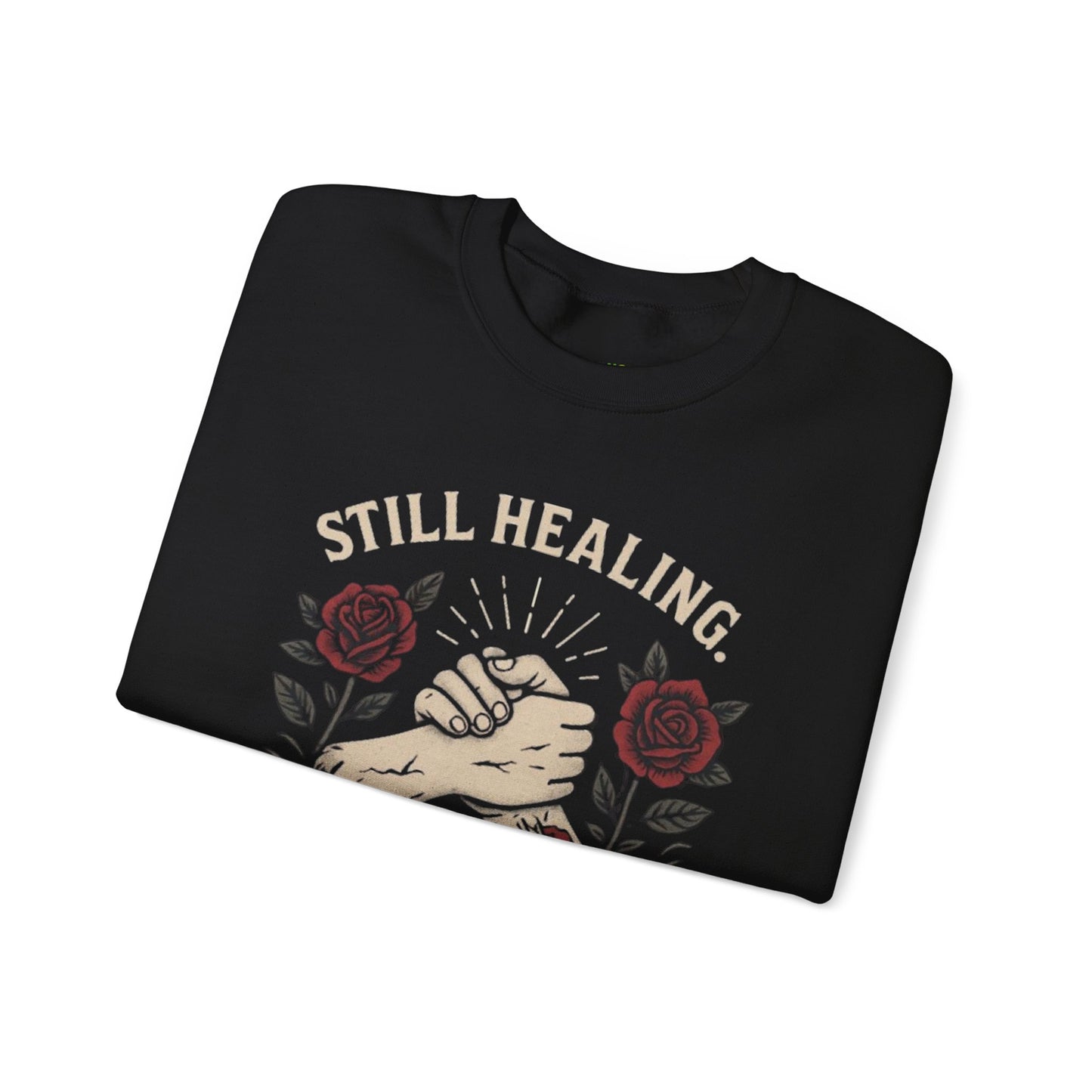 Empowering Healing Sweatshirt, Unisex Crewneck, Gifts for Mental Health Awareness, Comfort Apparel, Inspirational Fashion