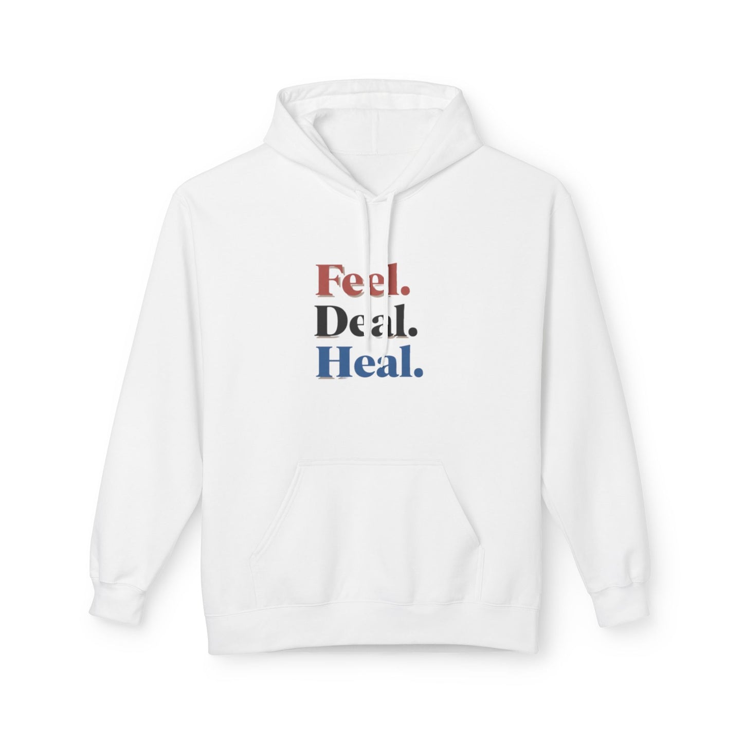 Unisex Motivational Hoodie | Feel. Deal. Heal. | Softstyle Fleece | Inspirational Gift | Comfortable Casual Wear | Cozy Sweatshirt for [...]