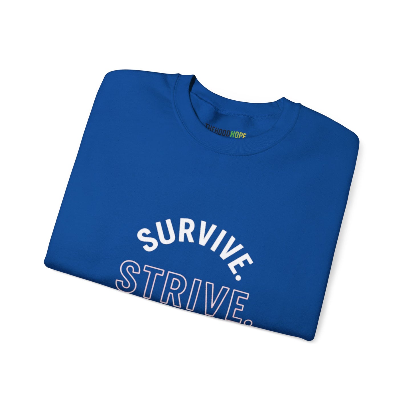 Empowerment Crewneck Sweatshirt: Survive, Strive, Rise - Motivational Apparel, Unisex Sweatshirt, Cozy Gift, Inspirational Fashion, [...]