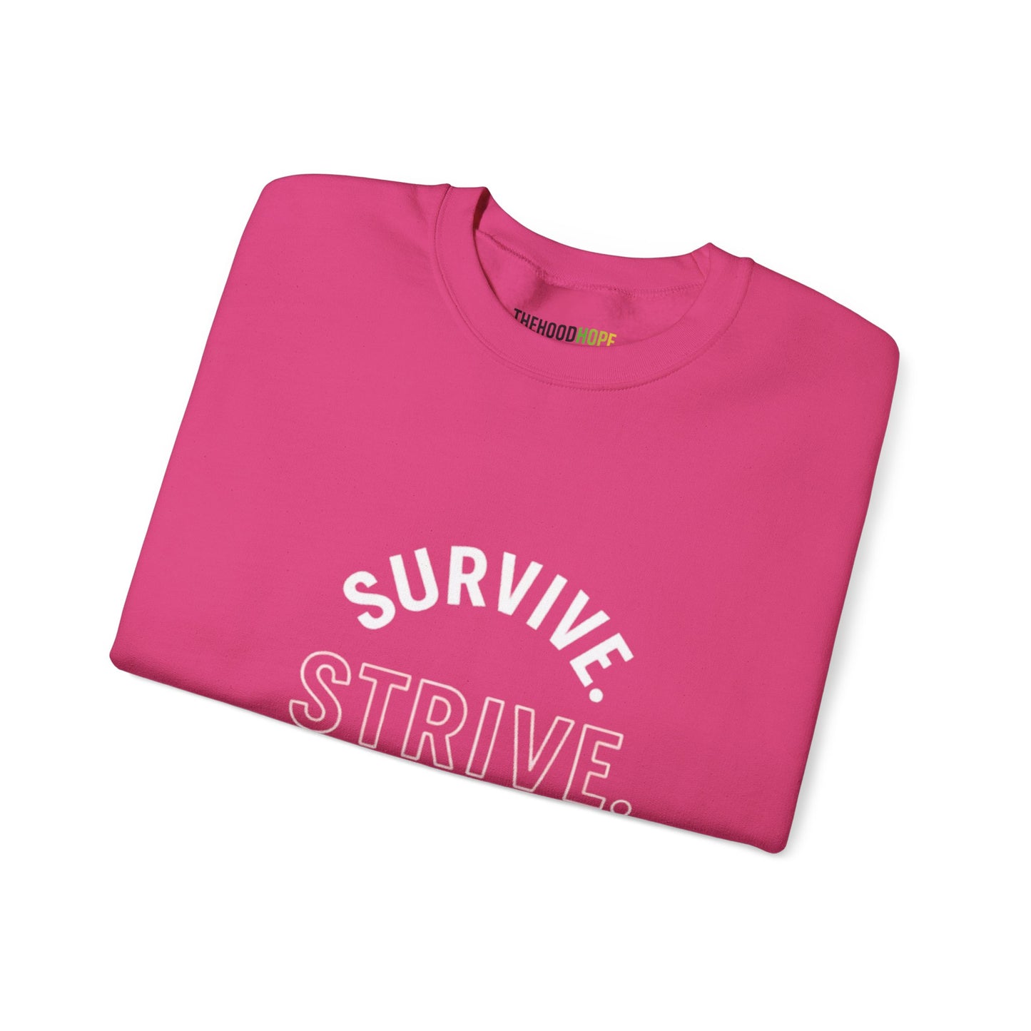 Empowerment Crewneck Sweatshirt: Survive, Strive, Rise - Motivational Apparel, Unisex Sweatshirt, Cozy Gift, Inspirational Fashion, [...]