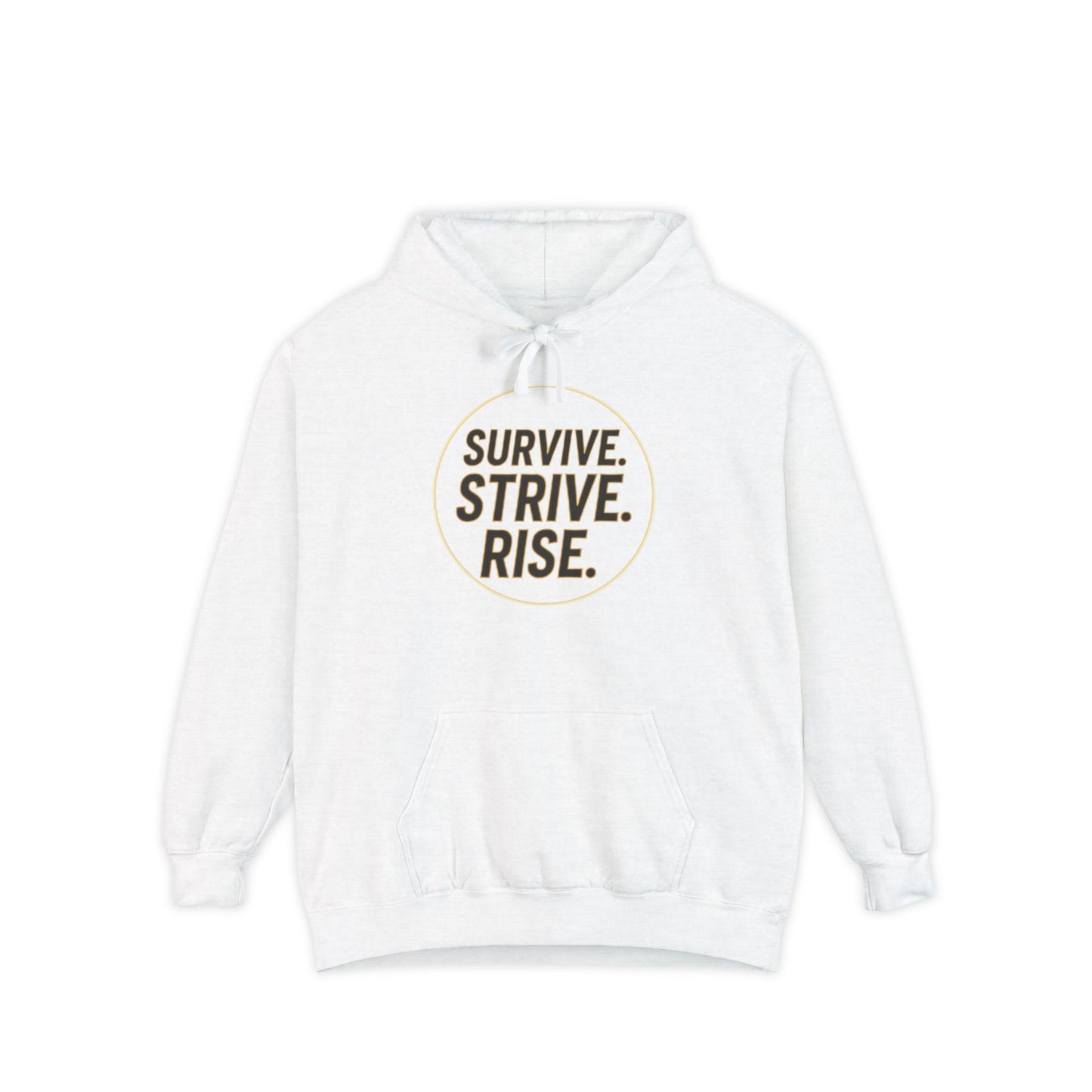 Survive. Strive. Rise. Unisex Garment-Dyed Hoodie, Motivational Hoodie, Cozy Sweatshirt, Gift for Him/Her, Casual Wear, Inspirational [...]