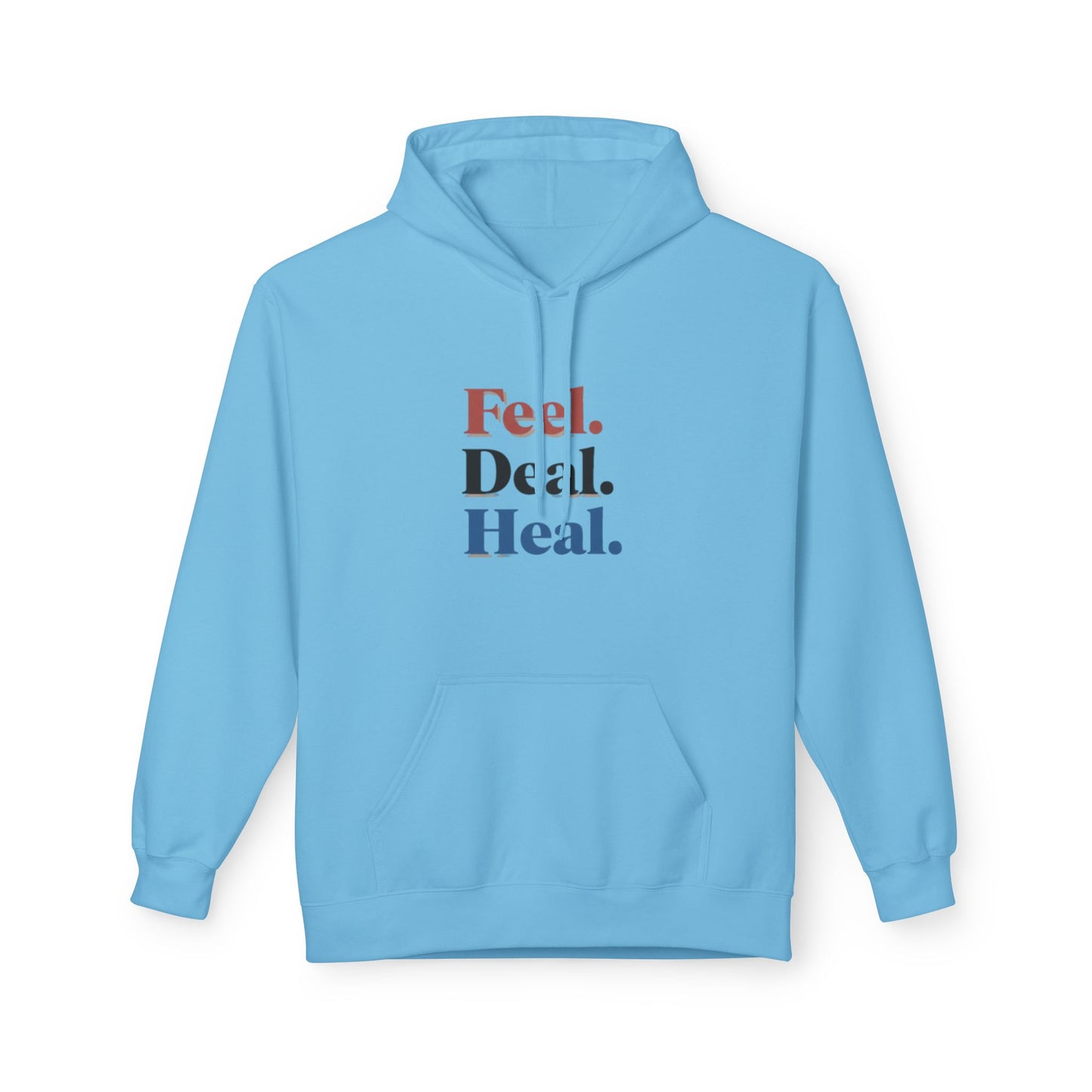 Unisex Motivational Hoodie | Feel. Deal. Heal. | Softstyle Fleece | Inspirational Gift | Comfortable Casual Wear | Cozy Sweatshirt for [...]