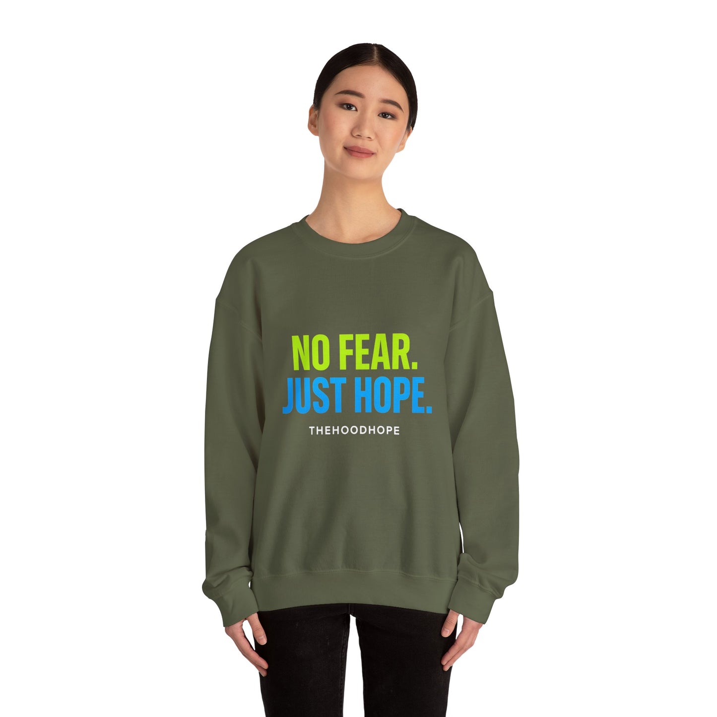 Inspirational Crewneck Sweatshirt | Unisex Hope & Positivity | Gift for Friends, Motivational Apparel, Cozy Sweatshirt