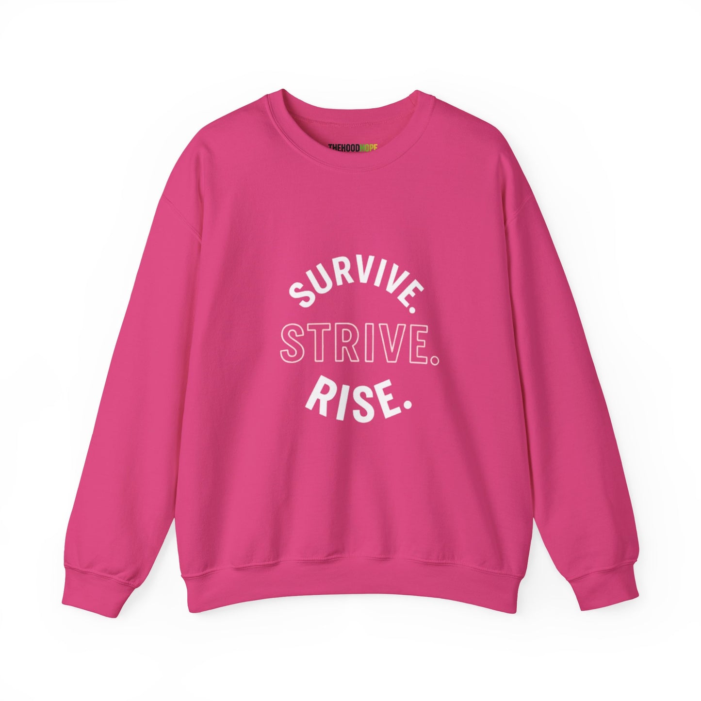 Empowerment Crewneck Sweatshirt: Survive, Strive, Rise - Motivational Apparel, Unisex Sweatshirt, Cozy Gift, Inspirational Fashion, [...]